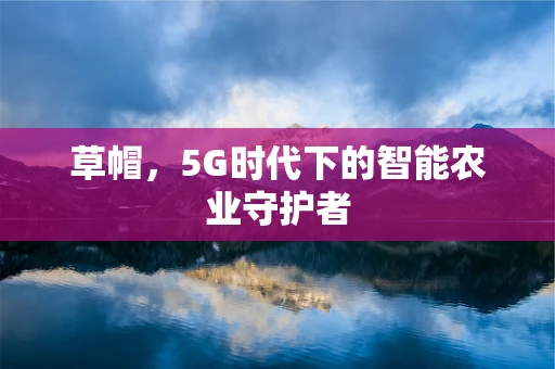 草帽，5G时代下的智能农业守护者
