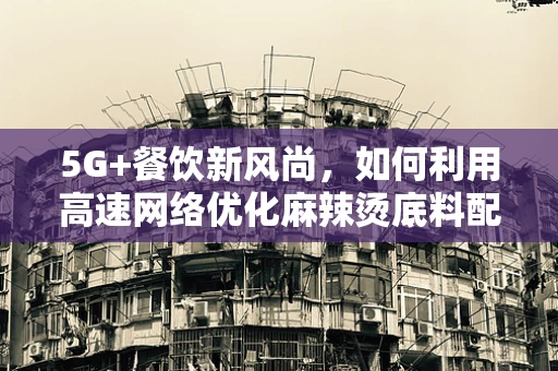 5G+餐饮新风尚，如何利用高速网络优化麻辣烫底料配送体验？
