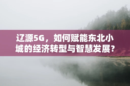 辽源5G，如何赋能东北小城的经济转型与智慧发展？