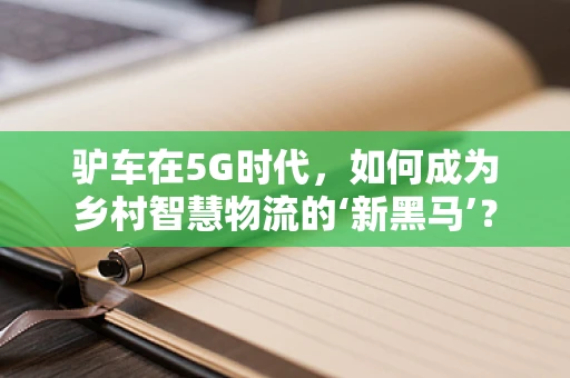 驴车在5G时代，如何成为乡村智慧物流的‘新黑马’？