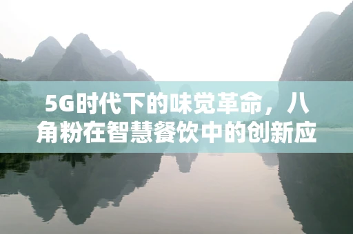 5G时代下的味觉革命，八角粉在智慧餐饮中的创新应用？