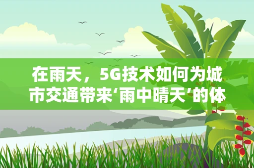 在雨天，5G技术如何为城市交通带来‘雨中晴天’的体验？