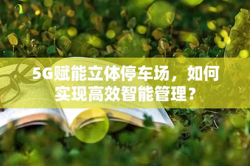 5G赋能立体停车场，如何实现高效智能管理？