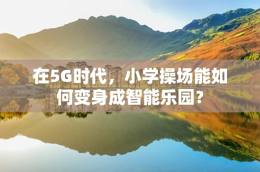 在5G时代，小学操场能如何变身成智能乐园？