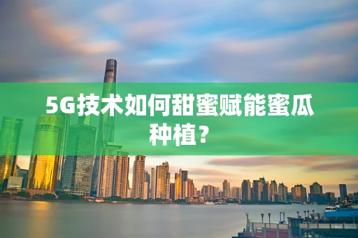 5G技术如何甜蜜赋能蜜瓜种植？