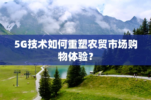 5G技术如何重塑农贸市场购物体验？