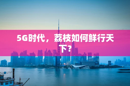 5G时代，荔枝如何鲜行天下？