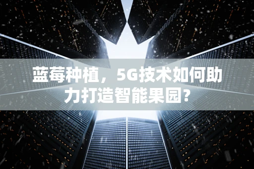 蓝莓种植，5G技术如何助力打造智能果园？