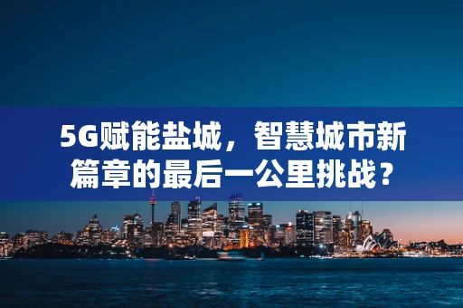 5G赋能盐城，智慧城市新篇章的最后一公里挑战？