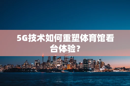 5G技术如何重塑体育馆看台体验？