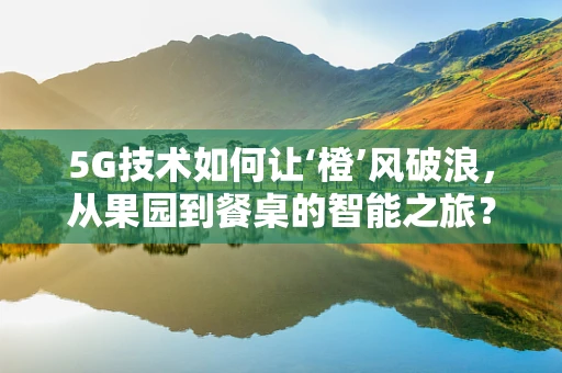 5G技术如何让‘橙’风破浪，从果园到餐桌的智能之旅？