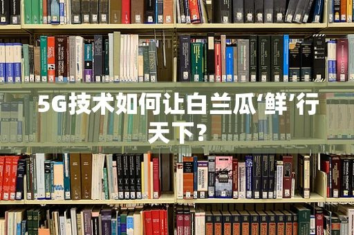 5G技术如何让白兰瓜‘鲜’行天下？