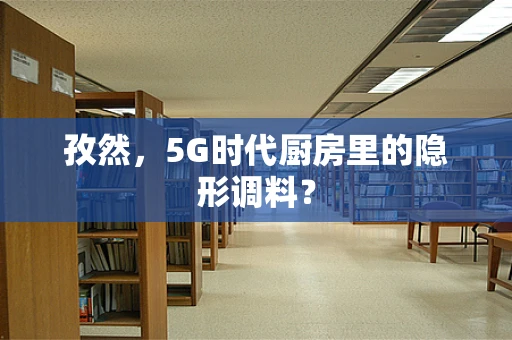 孜然，5G时代厨房里的隐形调料？
