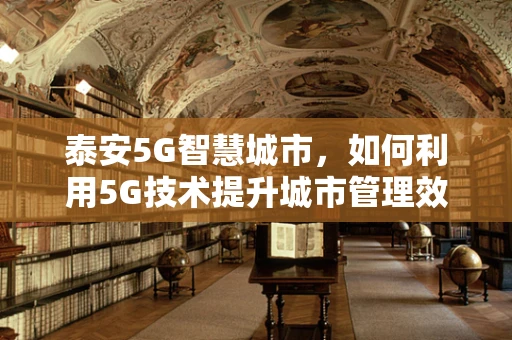 泰安5G智慧城市，如何利用5G技术提升城市管理效率？