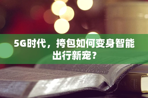 5G时代，挎包如何变身智能出行新宠？