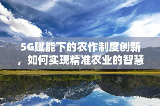 5G赋能下的农作制度创新，如何实现精准农业的智慧田?