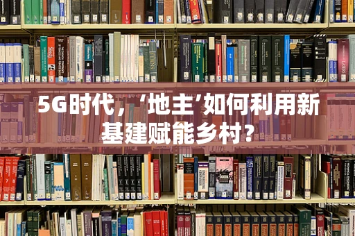 5G时代，‘地主’如何利用新基建赋能乡村？