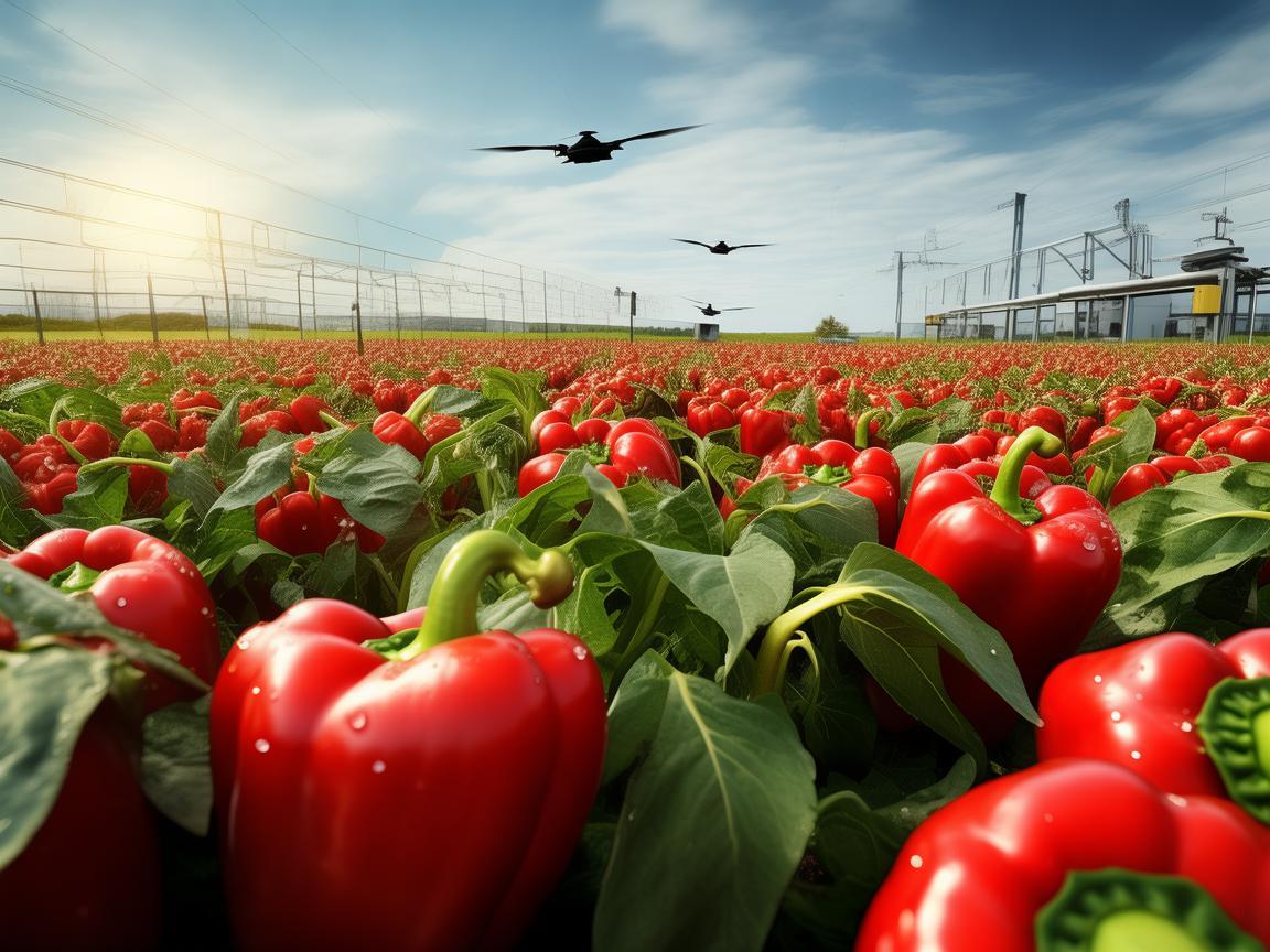 柿子椒在5G智慧农业中的角色,从田间到餐桌的智能升级?