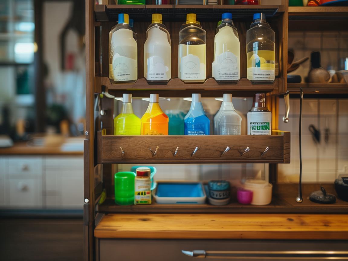 多功能清洁用品架,如何优化家庭清洁的‘最后一公里’? 多功能清洁用品架,如何优化家庭清洁的‘最后一公里’?